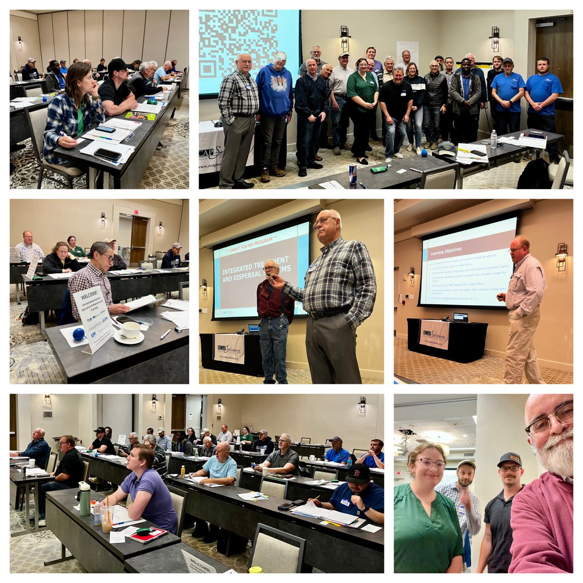 CVF_RCAP's tweet photo. Training Day 2. More dynamic and covering all the need to know for onsite wastewater treatment systems for service providers. @RCAPInc  - NOWRA Decentralized System Operation &amp; Maintenance Training in Nashua, NH. Hosted by @RCAP_Solutions . @JosefaYozepha https://t.co/L086YwmNh3