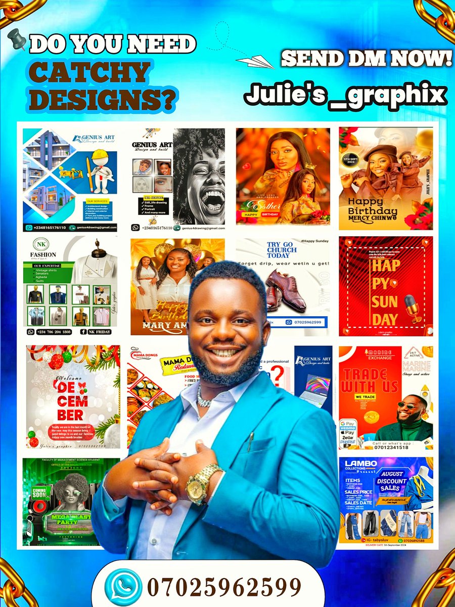 Juliet1856952's tweet image. Day 95 of 100days consistency challenge 
Did u need a captivating design for your brand? 
Send us a Dm today!!
#100daysconsistencychallenge
#100daysofdesign
@AnambraTechies