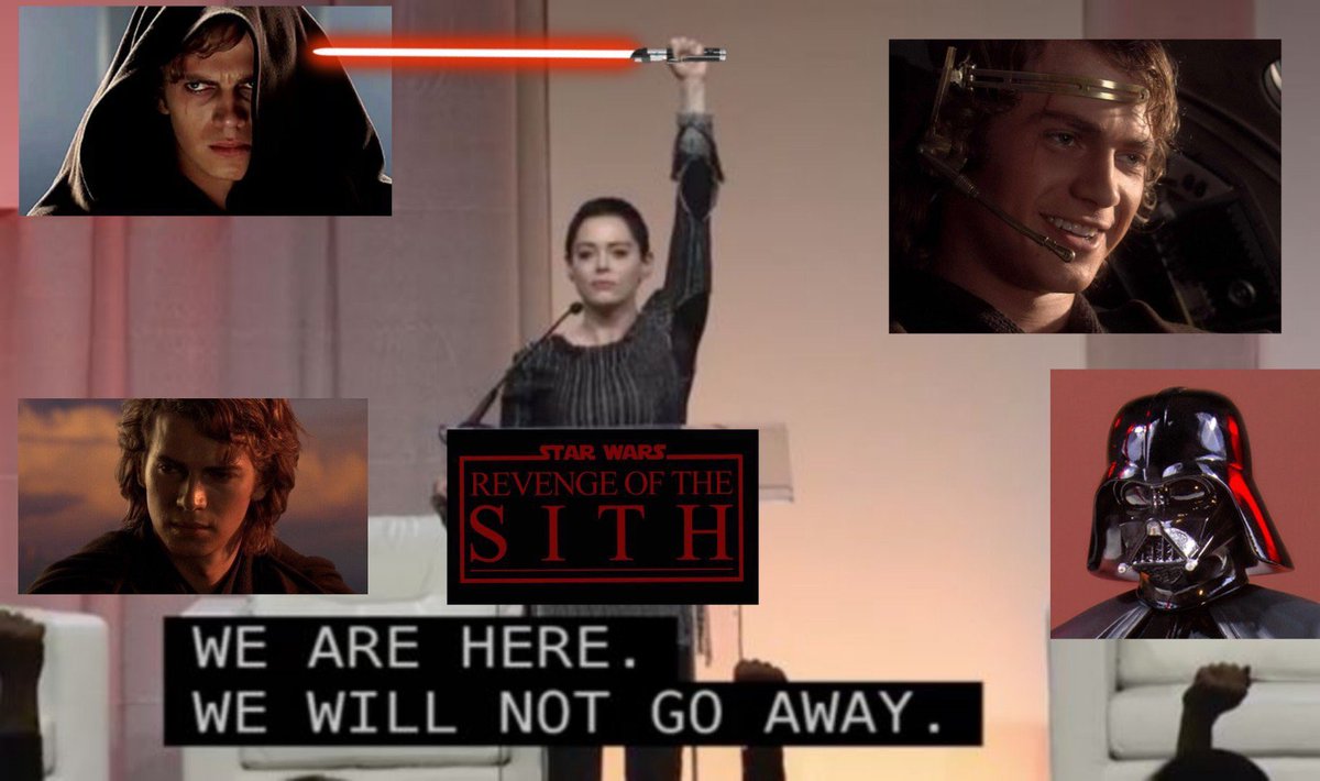 revenge of the sith on the big sceeen tonight im vibrating out of my skin