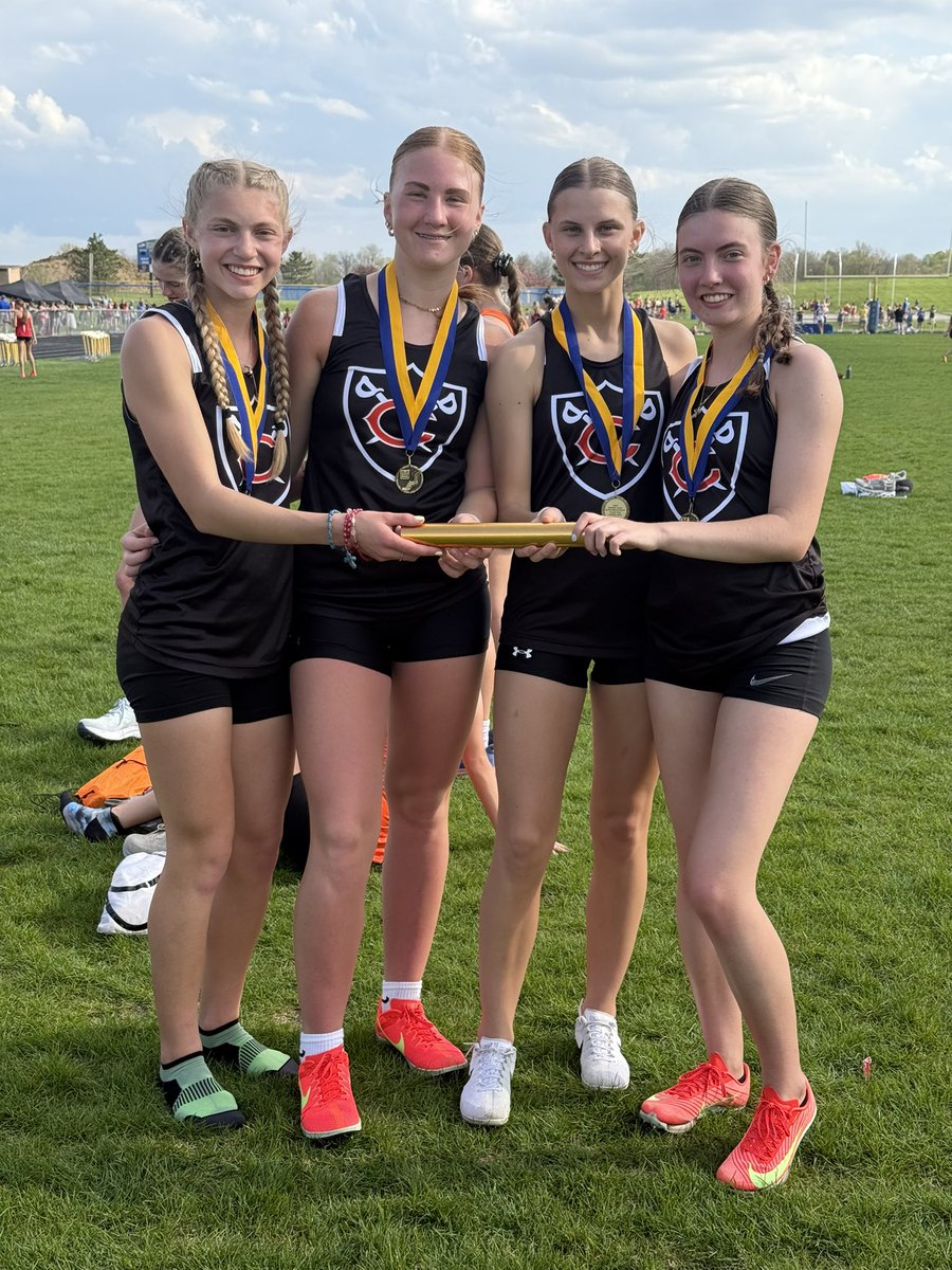 Girls 4x800 Champions 
Coldwater Lady Cavs 
Ava Lefeld, Channing Lefeld, Lana Kaiser, Audrey Alig 

#Flyerspectacular2025