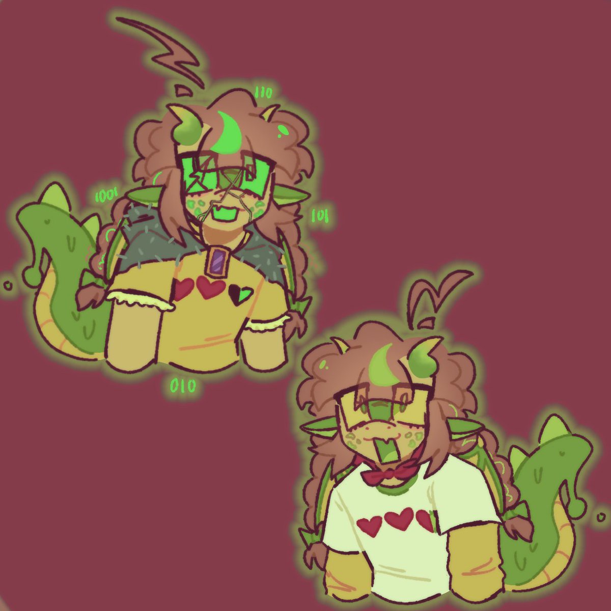 kinniemobile's tweet photo. phone drawing cuz im in class but i always draw codeflippas visible glitches super exaggerated, this is the realistic difference between both forms
#juanaflippa #codeflippa #qsmpeggs https://t.co/iZFra6Celh