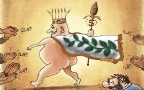 JackZaret's tweet photo. THE EMPEROR HAS NO CLOTHES
 (OR BRAINS) ! https://t.co/chRkl9nwru