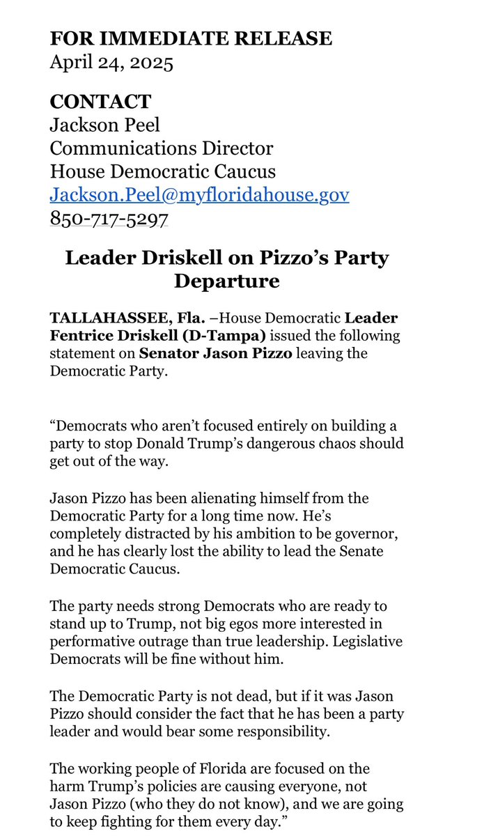 The party isn’t dead, but someone’s chances of being governor are.