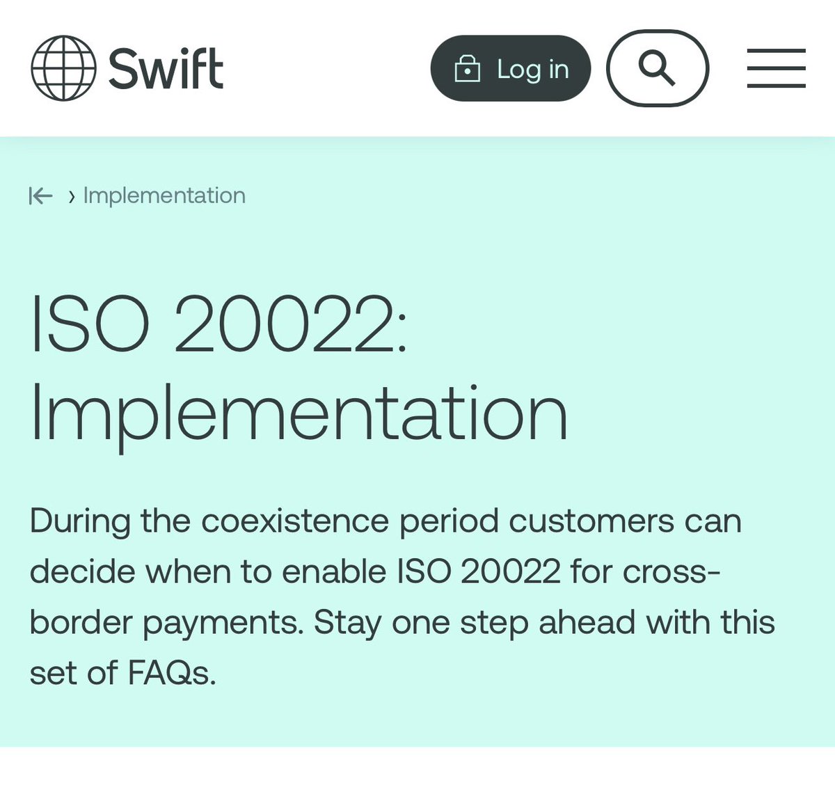🚨SWIFT = XRP XDC LINK HBAR🚨
Very Very Very Important Info to Help

There’s ONLY 4 cryptos working with SWIFT (as of now) 

SWIFT = 150 Trillion a Year. One more time, 1 👏 5 👏 0 👏 TRILLION with a “T”….Oh November can’t come fast enough. 

I’ve never had a Thanksgiving Dinner
