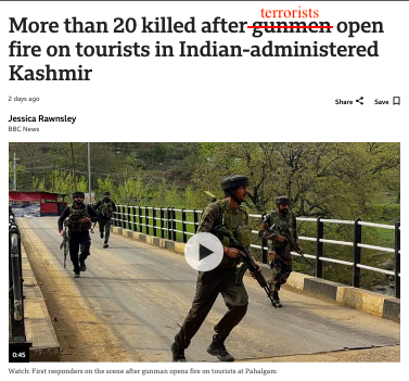 Fixed it for you <a href="/BBC/">BBC</a>. Terrorism is terrorism.

Sending strength and support to the people of India at this difficult hour.

<a href="/HinduAmerican/">Hindu American Foundation</a>