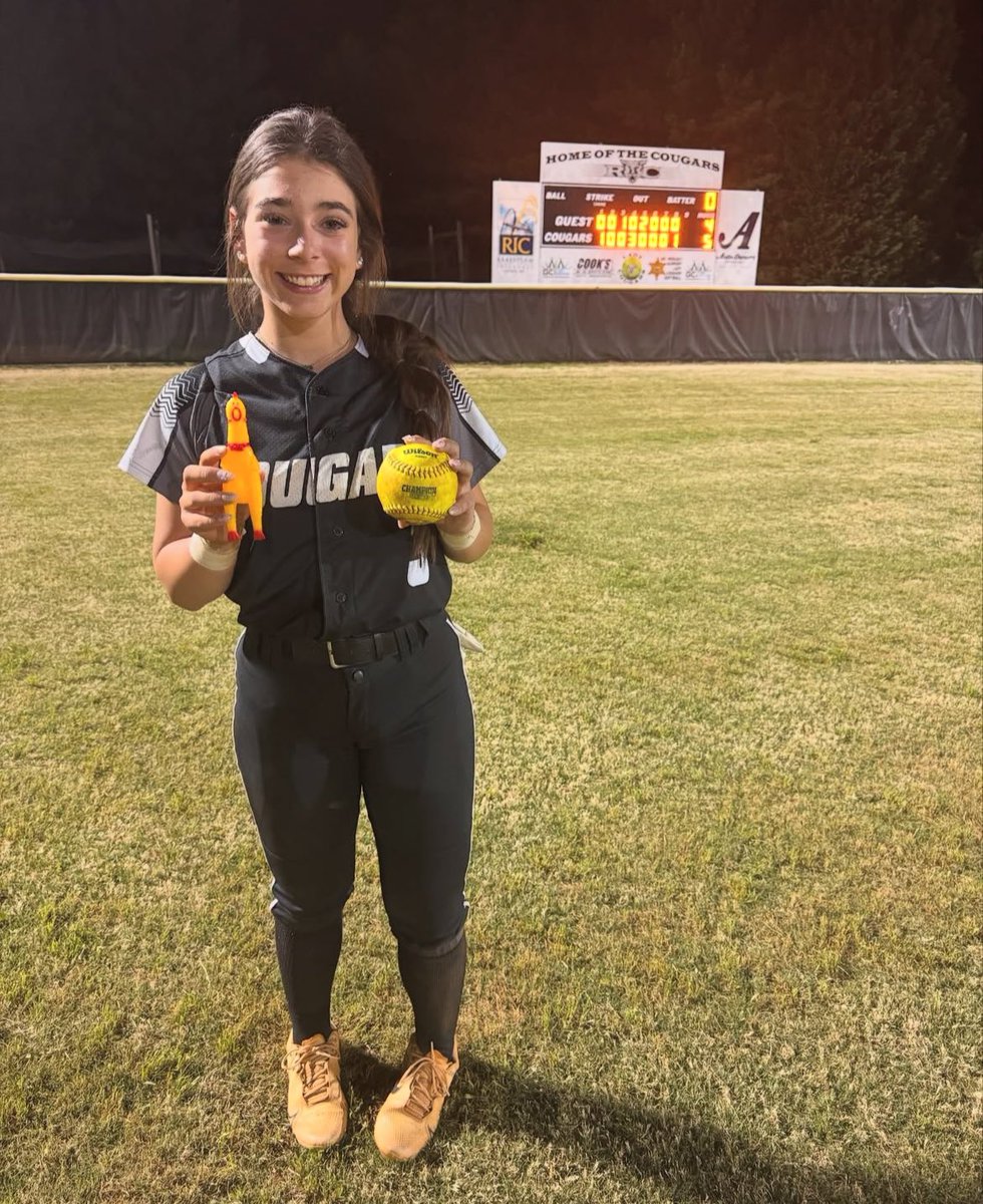 Walk off home run in school ball.