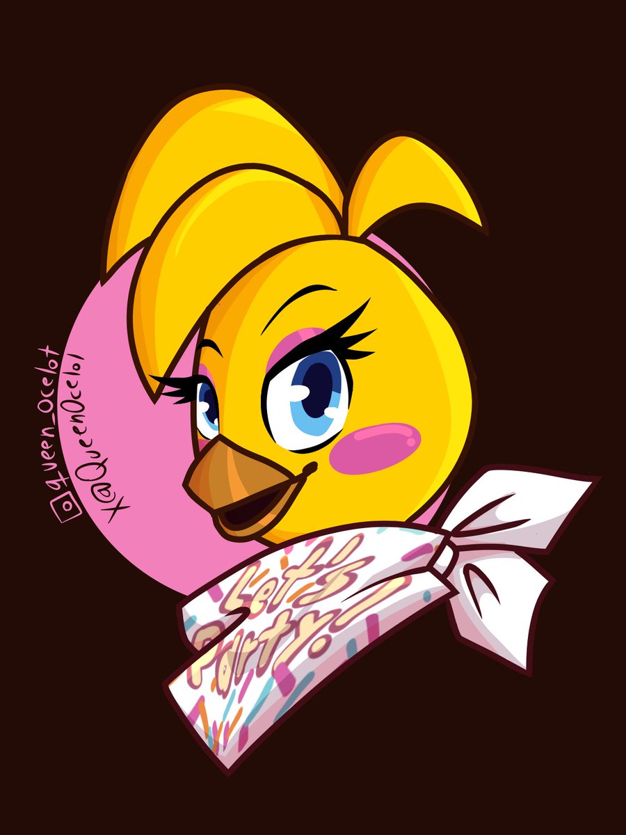QueenOcelot's tweet photo. Toy Chica!!!🐥🐥🧁🧁
#chica #FNAF #FNAF2Movie #FiveNightsAtFreeddys #fanart #ToyChica #FNAFMOVIE https://t.co/eqbtOiFjn0