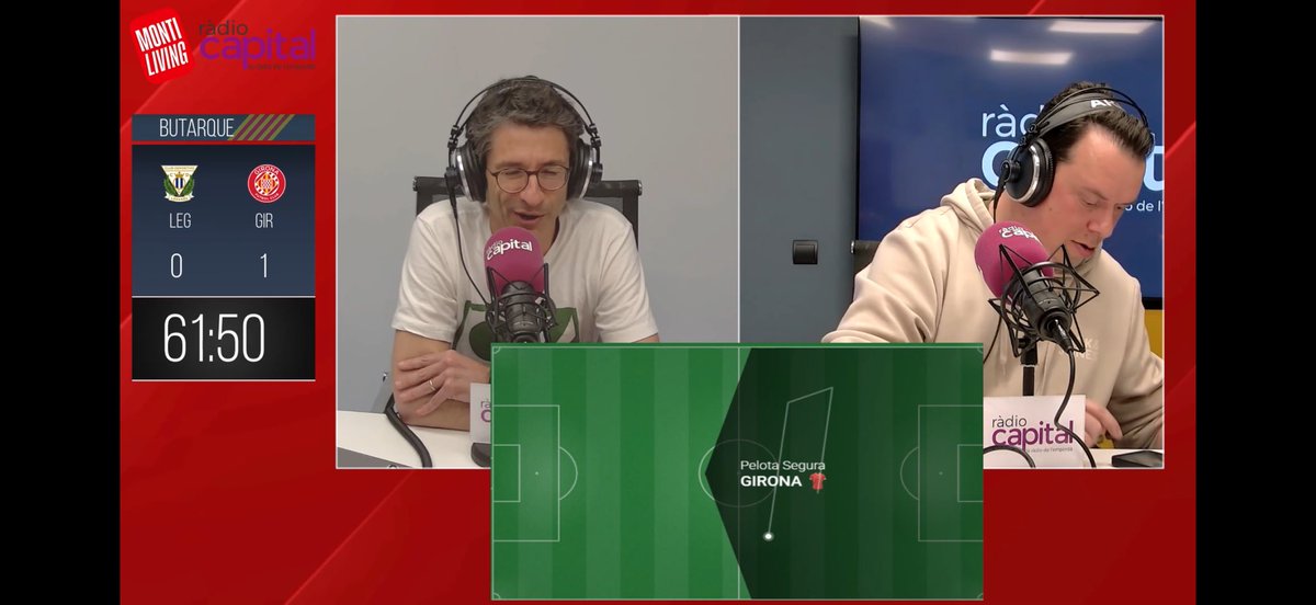 La ràdio i els streamings casen a la perfecció i això d’avui n’és la mostra.

Visca la comunicació del S.XXI… ben feta