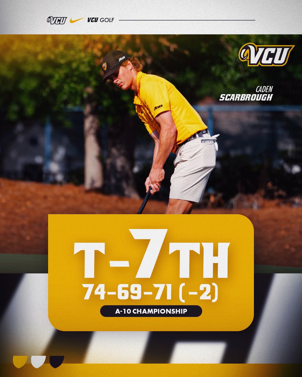 VCU Golf (@vcu_golf) on Twitter photo A pair of top-10 finishers this week for the Rams at the <a href="/atlantic10/">Atlantic 10 Conference</a> Championship!
#LetsGoVCU A pair of top-10 finishers this week for the Rams at the <a href="/atlantic10/">Atlantic 10 Conference</a> Championship!
#LetsGoVCU