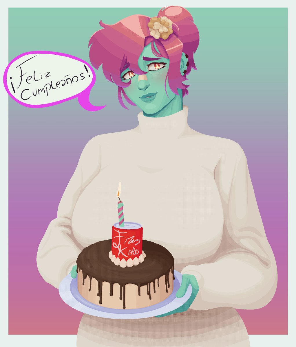 Un día tarde, pero... 
FELIZ CUMPLEAÑOS <a href="/KolaFrez/">FrezKola</a>!