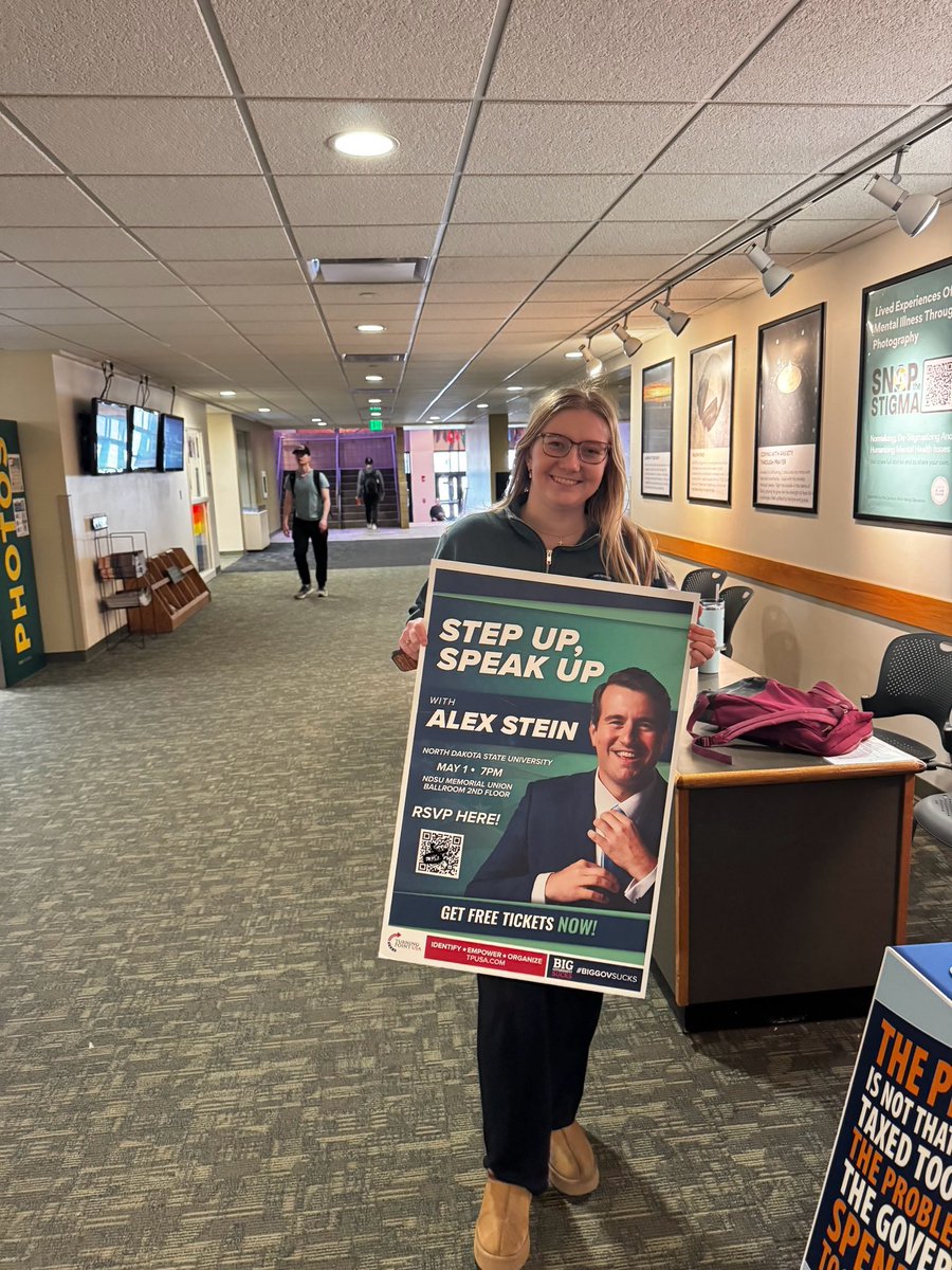 🚨1 WEEK AWAY🚨

<a href="/alexstein99/">Alex Stein #99</a> will be coming to the great state of North Dakota and speaking <a href="/NDSU/">North Dakota State University</a> in just 7 days‼️‼️‼️‼️‼️

Sign up link here-

airtable.com/appfGdZKPphvoR…