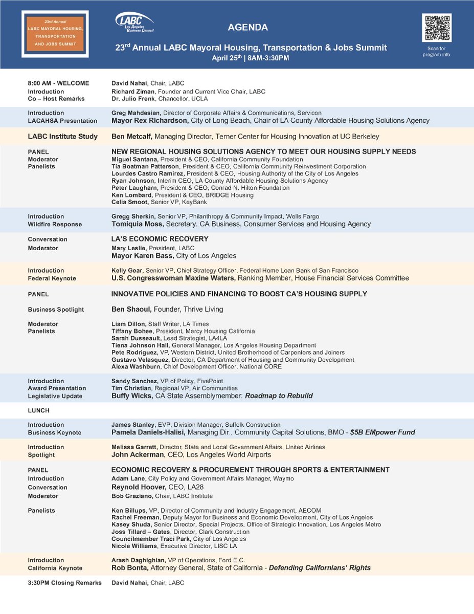 InfillCouncil's tweet image. We are pleased to be a cooperating organization for the 23rd Annual LABC Mayoral Housing, Transportation, and Jobs Summit this Friday at UCLA. Registration is closed but livestream is available!