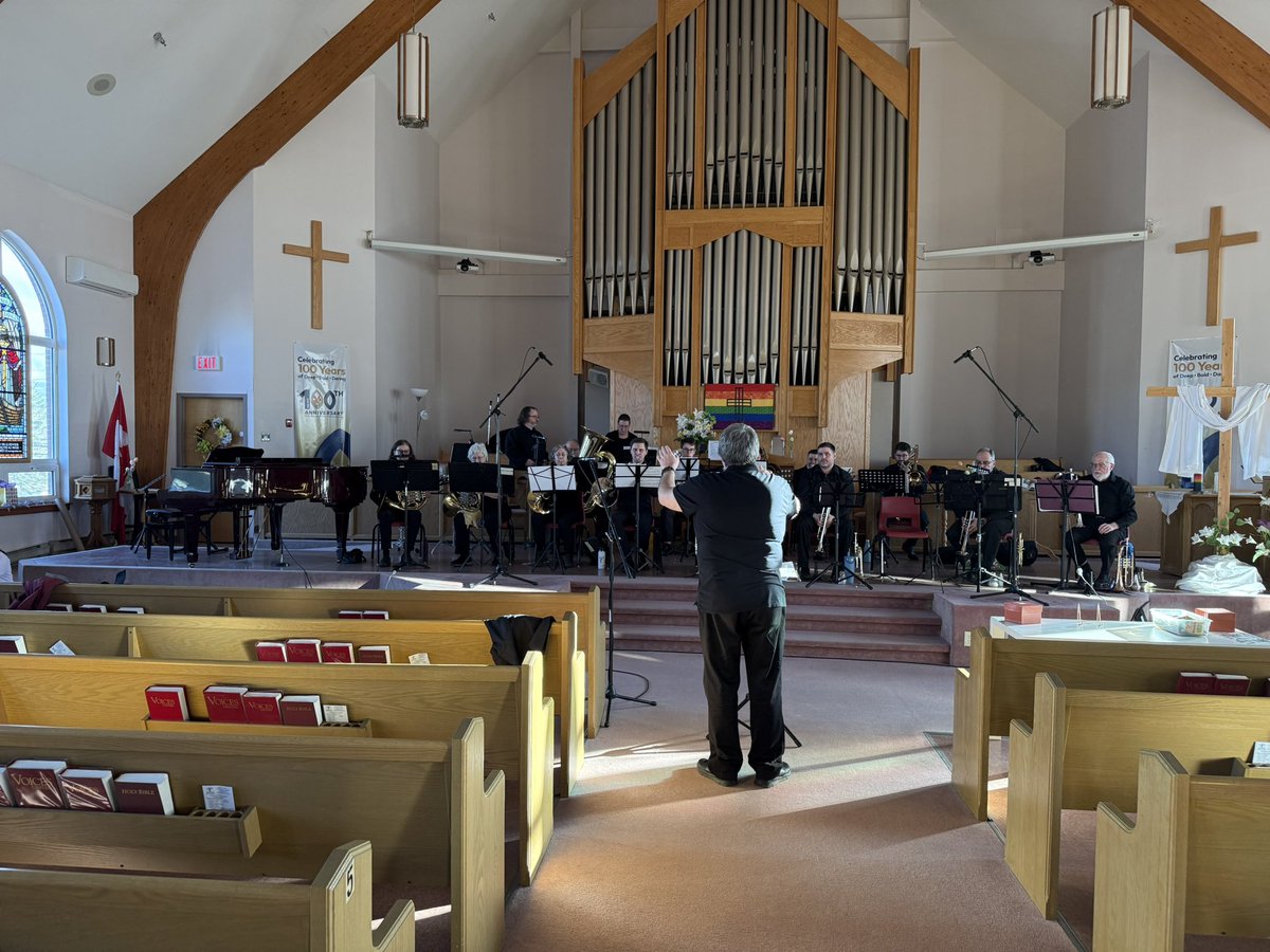 Scotia Brass and the Halifax Newcomer Choir are in final preparations for their concert, tonight at 7pm, at Knox United Church. Please come a join us, and please bring your free will donation.