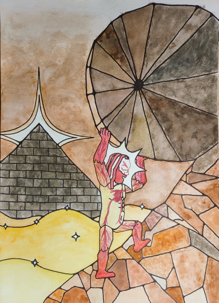 peanut5man's tweet image. "One must imagine Sisyphus happy." ☀️
[#ultrakill #sisyphus #sisyphusprime]