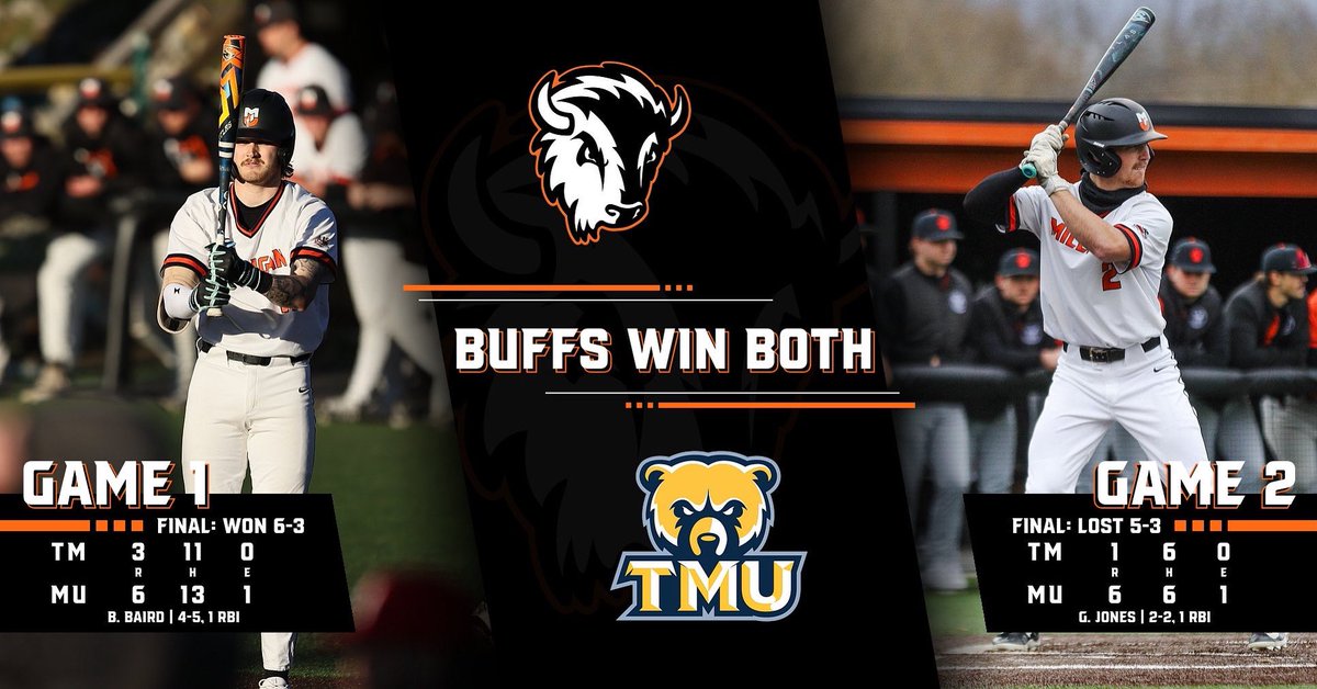 Milligan University Athletics (@milliganbuffs) on Twitter photo <a href="/BuffsBB/">Milligan Baseball</a> ๐๐ถ๐ป๐ ๐ฏ๐ผ๐๐ต ๐ผ๐๐ฒ๐ฟ ๐ง๐ฟ๐๐ฒ๐๐ ๐ ๐ฐ๐๐ผ๐ป๐ป๐ฒ๐น๐น โพ๏ธ
#buffnation ๐ฆฌ <a href="/BuffsBB/">Milligan Baseball</a> ๐๐ถ๐ป๐ ๐ฏ๐ผ๐๐ต ๐ผ๐๐ฒ๐ฟ ๐ง๐ฟ๐๐ฒ๐๐ ๐ ๐ฐ๐๐ผ๐ป๐ป๐ฒ๐น๐น โพ๏ธ
#buffnation ๐ฆฌ