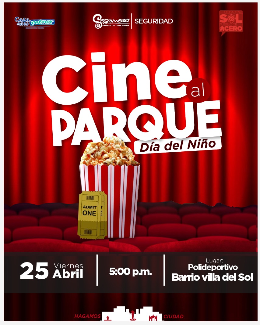 AlcSogamoso's tweet photo. 🎥#CineAlParque La Secretaría de Seguridad y Convivencia Ciudadana celebrará el #DiaDelNiño, lo haremos con actividades lúdico recreativas en una unión de esfuerzos con la Policía de Sogamoso y la Casa del Menor Marco Fidel Suárez
No faltes‼️
#Sogamoso #CiudadDelSolPuebloDeAcero https://t.co/fwv4HZPekq