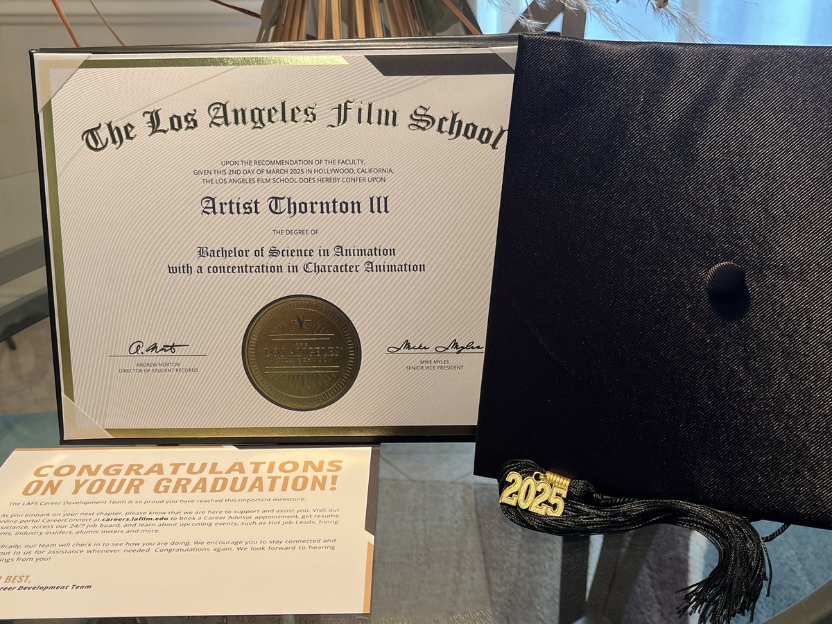 artisttreyIII's tweet photo. My College Diploma has arrived! โจ
#diploma #photography #college #collegediploma #LAFS #animationmajor #congratulations #LosAngelesCA #lafilmschool https://t.co/JHRxjRjIqd