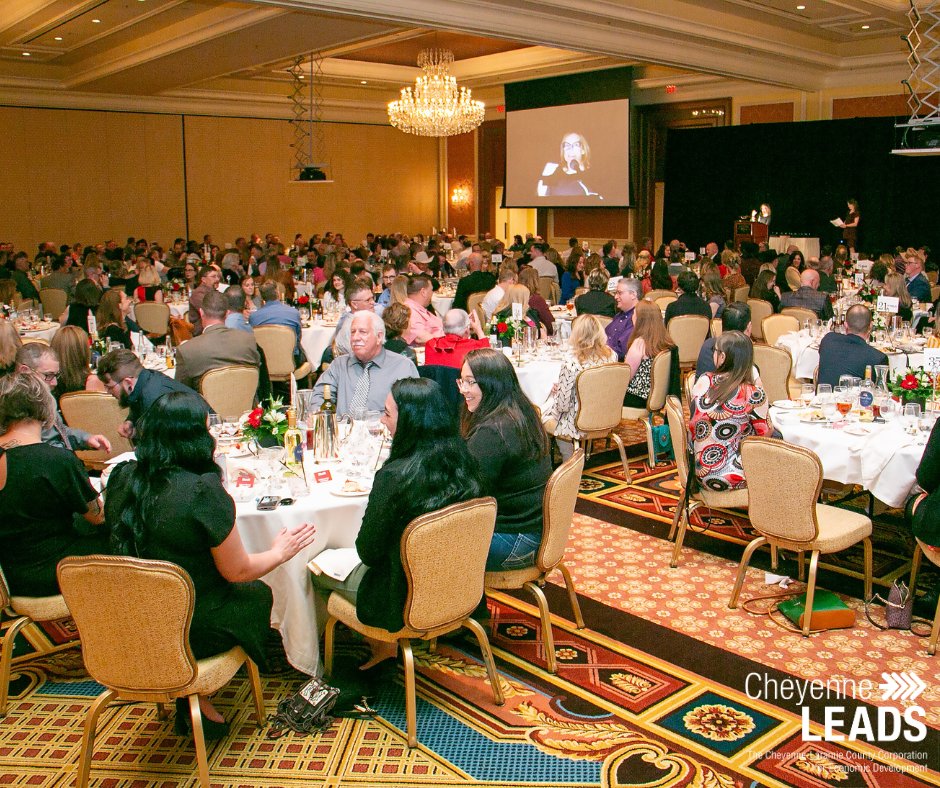 CheyenneLEADS's tweet photo. On April 11, we hosted our 2025 Annual Meeting &amp; Banquet, celebrating another year of growth and meaningful community impact. 

Thank you to all who attended and continue to support economic development in Cheyenne and Laramie County. 

#economicdevelopment https://t.co/wjYNj6tf2w