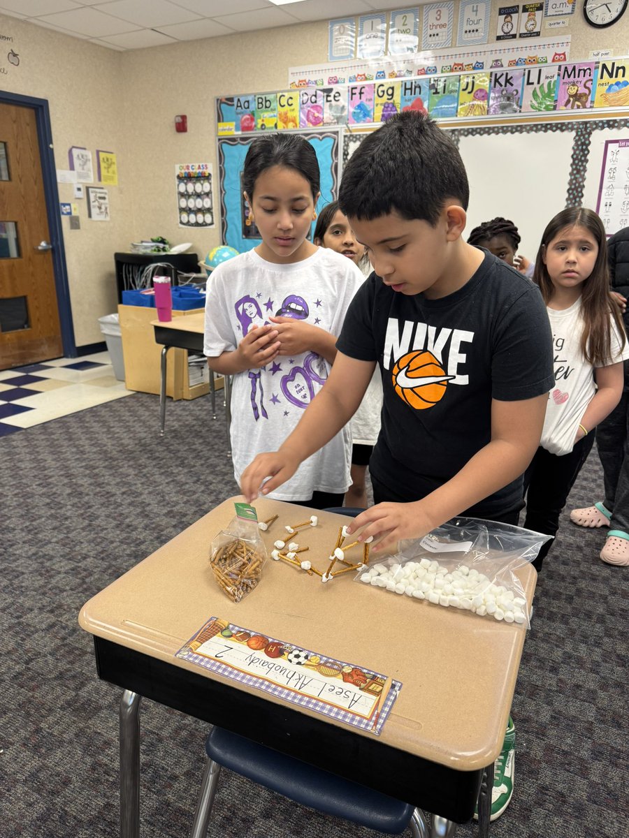 CISJalaina's tweet image. @DELCBlue Teamwork makes the (marshmallow) dream work!
This week, our students tackled tower-building with just pretzel sticks &amp;amp; marshmallows—putting their collaboration, creativity, and communication to the test. They crushed it!
#Teamwork #STEMChallenge #LearningIsSweet