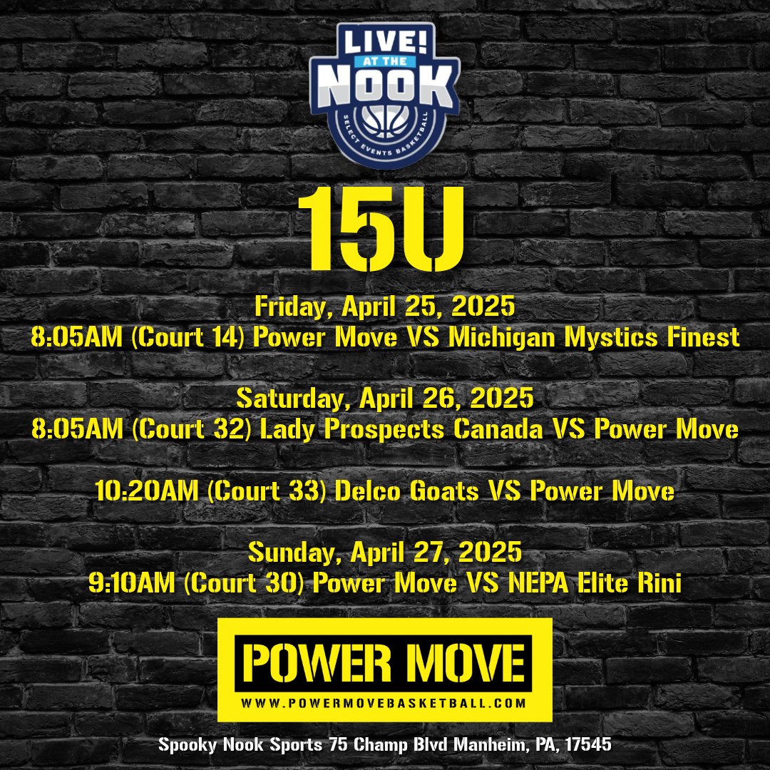 POWERMOVE (@powermovegbb) on Twitter photo NCAA WBB coaches, come check us out at <a href="/SelectEventsBB/">Select Events Basketball</a> LIVE at the NOOK! This weekend!
#2andthrucollege NCAA WBB coaches, come check us out at <a href="/SelectEventsBB/">Select Events Basketball</a> LIVE at the NOOK! This weekend!
#2andthrucollege