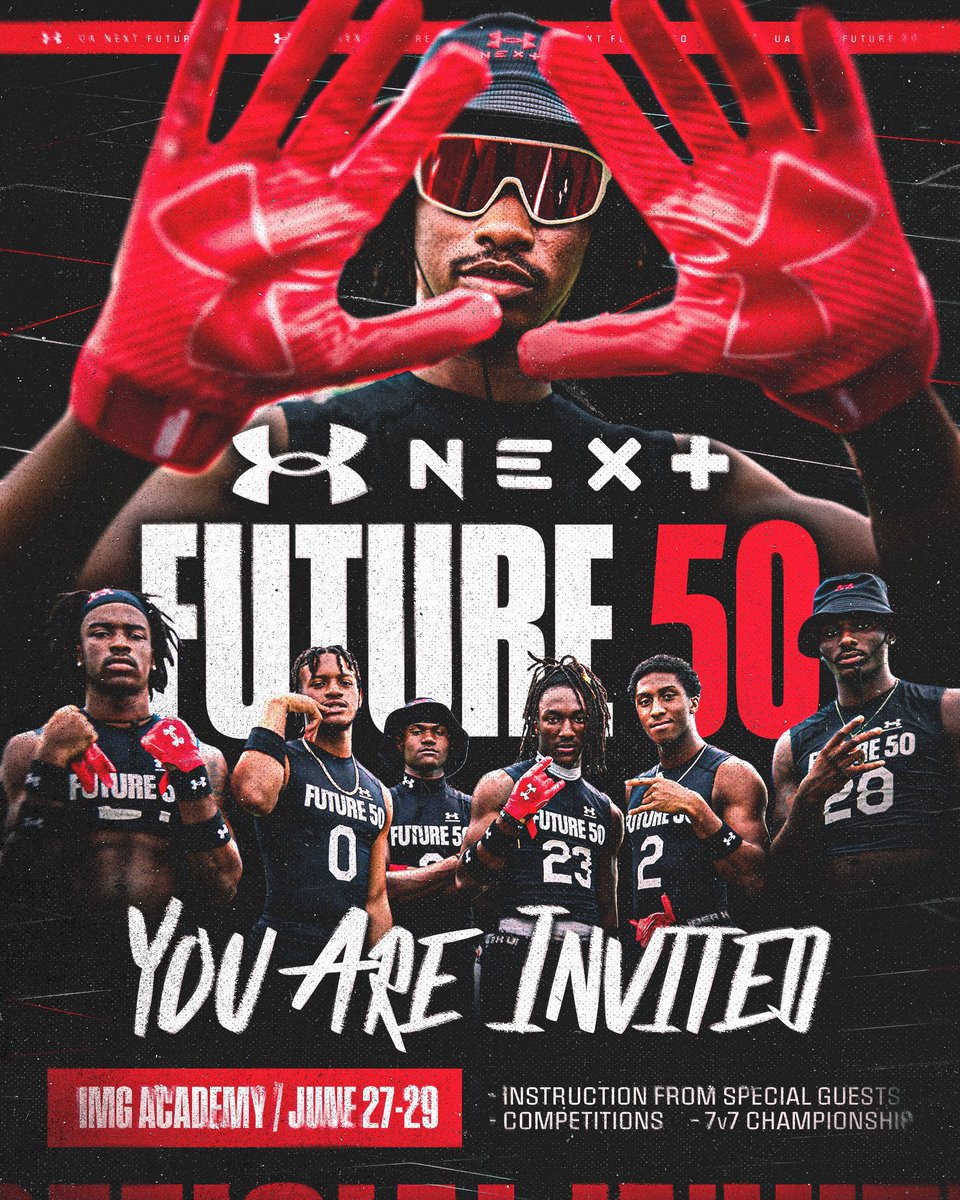Justin Weeks (@5starr_jus) on Twitter photo Very Blessed to be invited to the UA Future 50!!! 💯
<a href="/DemetricDWarren/">Demetric D. Warren</a> <a href="/TheUCReport/">Billy Tucker</a> <a href="/TomLoy247/">Tom Loy</a> <a href="/LemmingReport/">Tom Lemming</a> <a href="/ChadSimmons_/">ChadSimmons</a> <a href="/RustyMansell_/">Rusty Mansell</a> <a href="/SWiltfong_/">Steve Wiltfong</a> <a href="/adamgorney/">Adam Gorney</a> <a href="/CraigHaubert/">Craig Haubert</a> <a href="/JeremyO_Johnson/">Jeremy Johnson</a> <a href="/247recruiting/">247Sports Recruiting</a> <a href="/Rivals/">Rivals</a> <a href="/UnderArmour/">Under Armour</a>
<a href="/CoachKev79/">BIG DAWGS CLUB, LLC</a> <a href="/Pace_FB/">Pace Academy Football</a> Very Blessed to be invited to the UA Future 50!!! 💯
<a href="/DemetricDWarren/">Demetric D. Warren</a> <a href="/TheUCReport/">Billy Tucker</a> <a href="/TomLoy247/">Tom Loy</a> <a href="/LemmingReport/">Tom Lemming</a> <a href="/ChadSimmons_/">ChadSimmons</a> <a href="/RustyMansell_/">Rusty Mansell</a> <a href="/SWiltfong_/">Steve Wiltfong</a> <a href="/adamgorney/">Adam Gorney</a> <a href="/CraigHaubert/">Craig Haubert</a> <a href="/JeremyO_Johnson/">Jeremy Johnson</a> <a href="/247recruiting/">247Sports Recruiting</a> <a href="/Rivals/">Rivals</a> <a href="/UnderArmour/">Under Armour</a>
<a href="/CoachKev79/">BIG DAWGS CLUB, LLC</a> <a href="/Pace_FB/">Pace Academy Football</a>