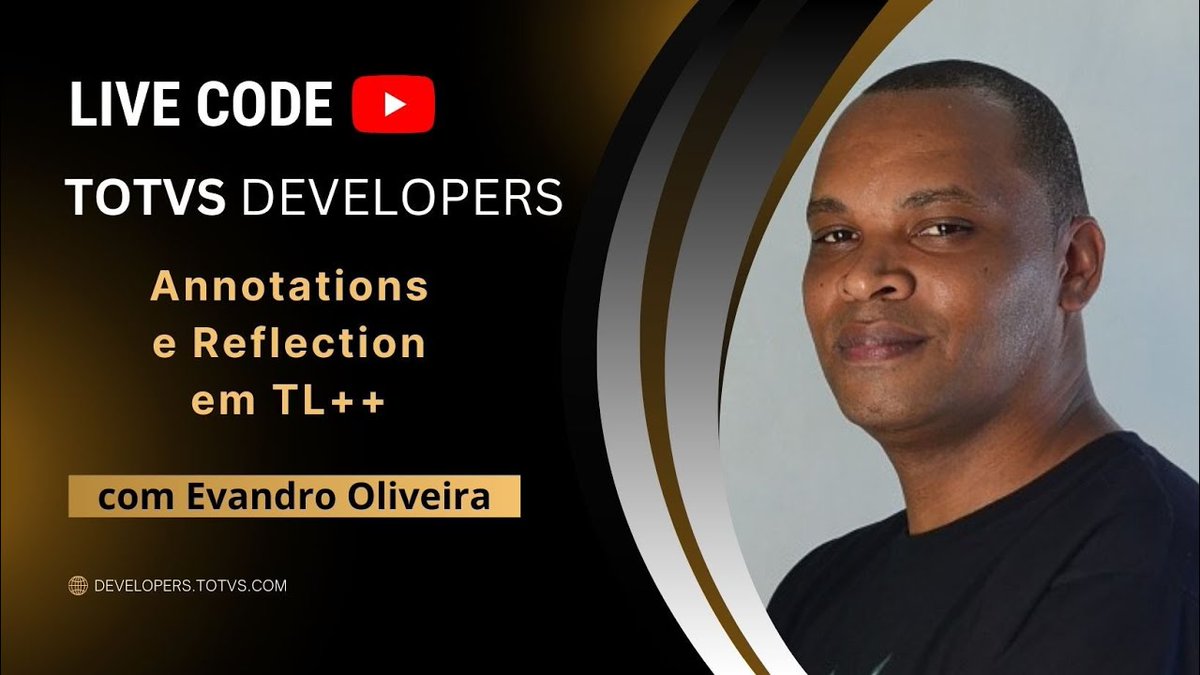 TOTVSDevelopers's tweet image. ESTAMOS AO VIVO
LIVE CODE | Annotations e Reflection em TL++: Técnicas para expandir sua caixa de ferramentas
Assista aqui:
youtube.com/watch?v=T56FhR…
#livecode #TLmaismais #coding