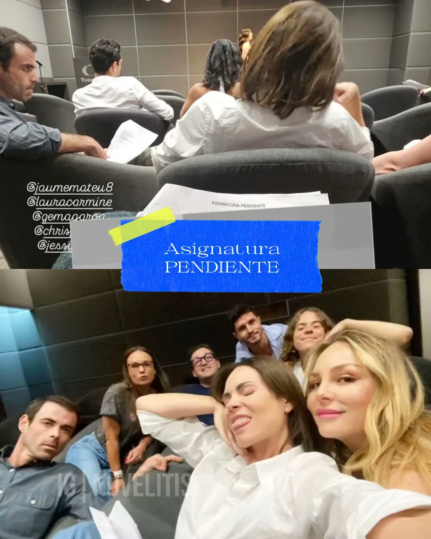 Novelitis_fans's tweet photo. Gran elenco está conformando el productor @cmlaguillo para su próxima novela #asignagurapendiente (que sería estelarizada por #silvianavarromontoya #sebastianrulli) , están #lauracarmine #gemagaroa #momamoreno #jessycoch #chrispazcal @JessyCoch @LauraCarmine @chrispazcal https://t.co/SzuIK3Dqin