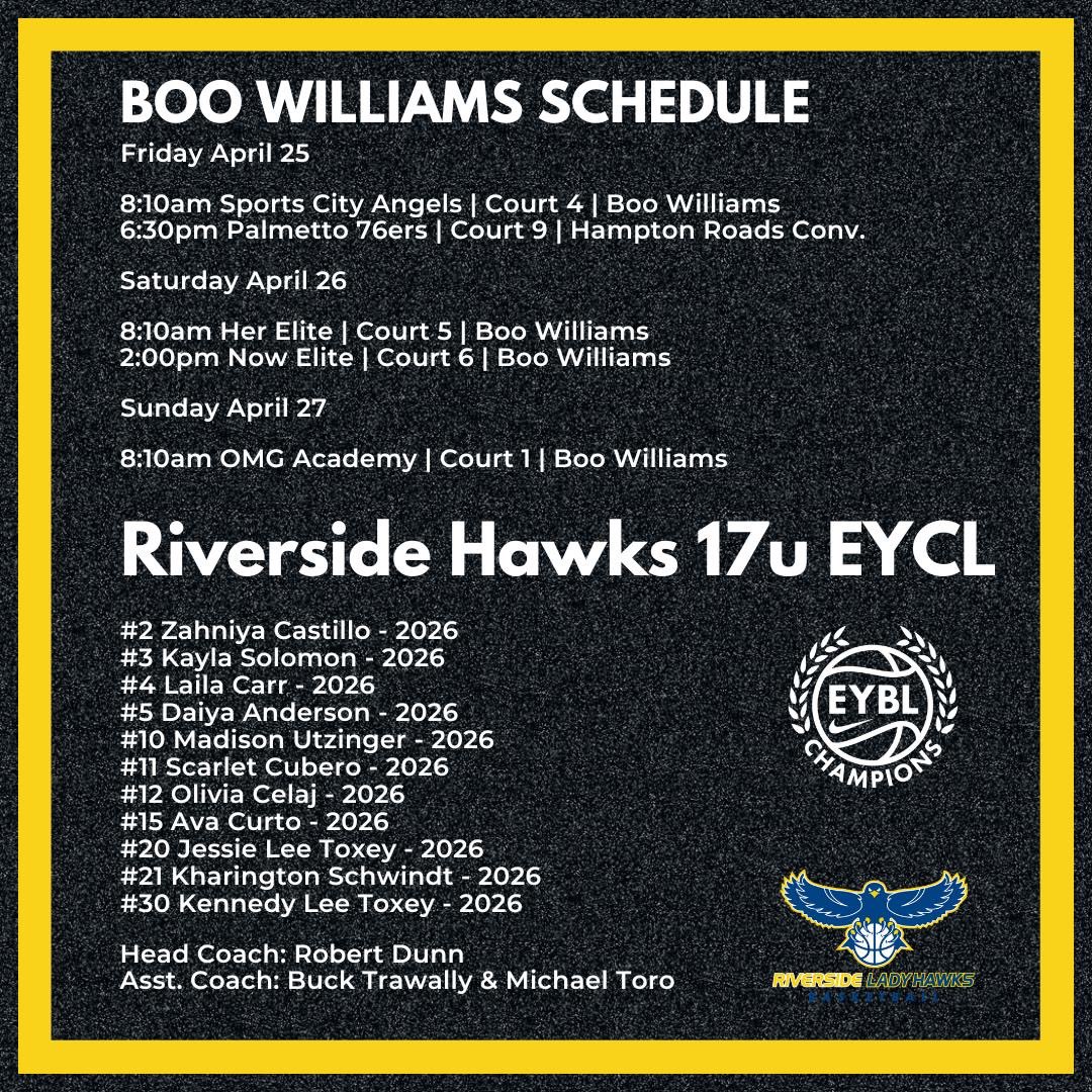 So excited to play tomorrow with my Riverside teammates!
