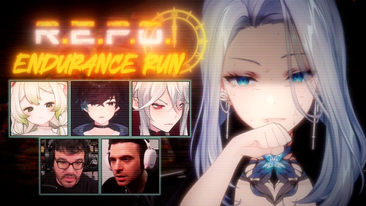 TOMORROW @ 12PM PT / 3PM ET 

R.E.P.O. Endurance Run stream collab w/ <a href="/Laimulicious/">Laimu / Limealicious 🍋‍🟩</a> <a href="/Sykkuno/">Sykkuno</a> <a href="/GeneralGEEGA/">GEEGA ギガ 🔝</a> <a href="/RayNarvaezJr/">rayyy lmao</a> <a href="/Nagzz21/">Nagzz</a> 

How far do you think we can go?!