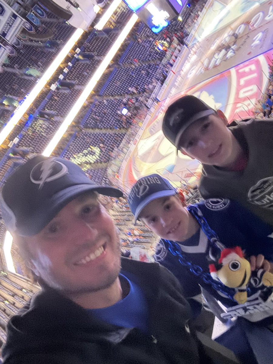 First Game all the way from Saskatchewan, Canada!!!!  <a href="/TBLightning/">x - Tampa Bay Lightning</a>  #gobolts