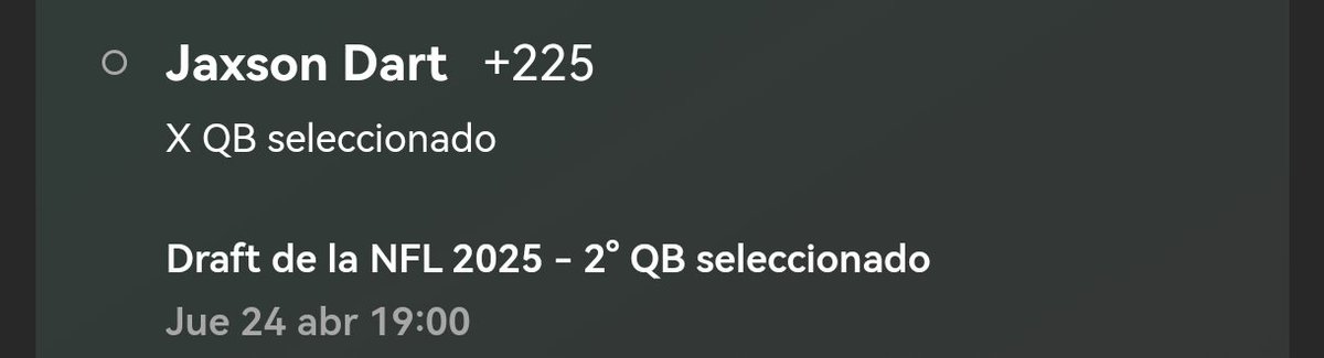 PicksLombardi's tweet photo. Les comparto gratis las apuestas de mi grupo... Cabe destacar que vale la pena ir muy fuerte con esas jugadas momio negativo.
Adicional me gusta el over 1.5 safeties seleccionados en 1ra Rlronda pero es un -230 y ya es ratonear mucho.
Feliz día de Draft! 🏈 https://t.co/npByqd47l7