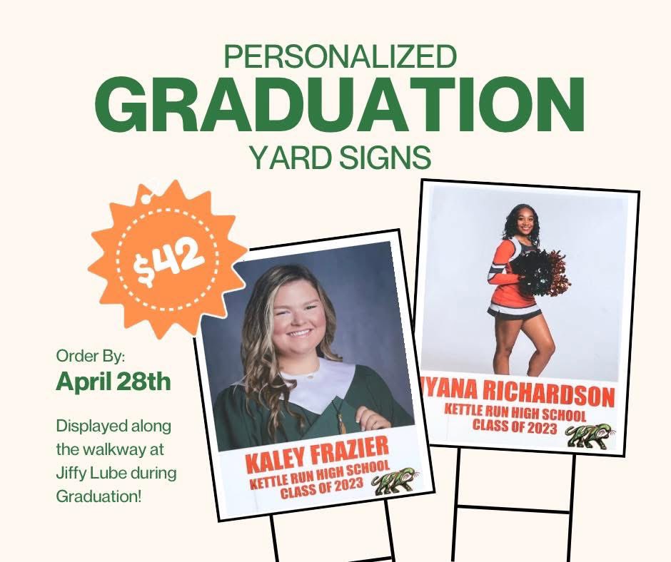 Time is running out to order your senior signs!!