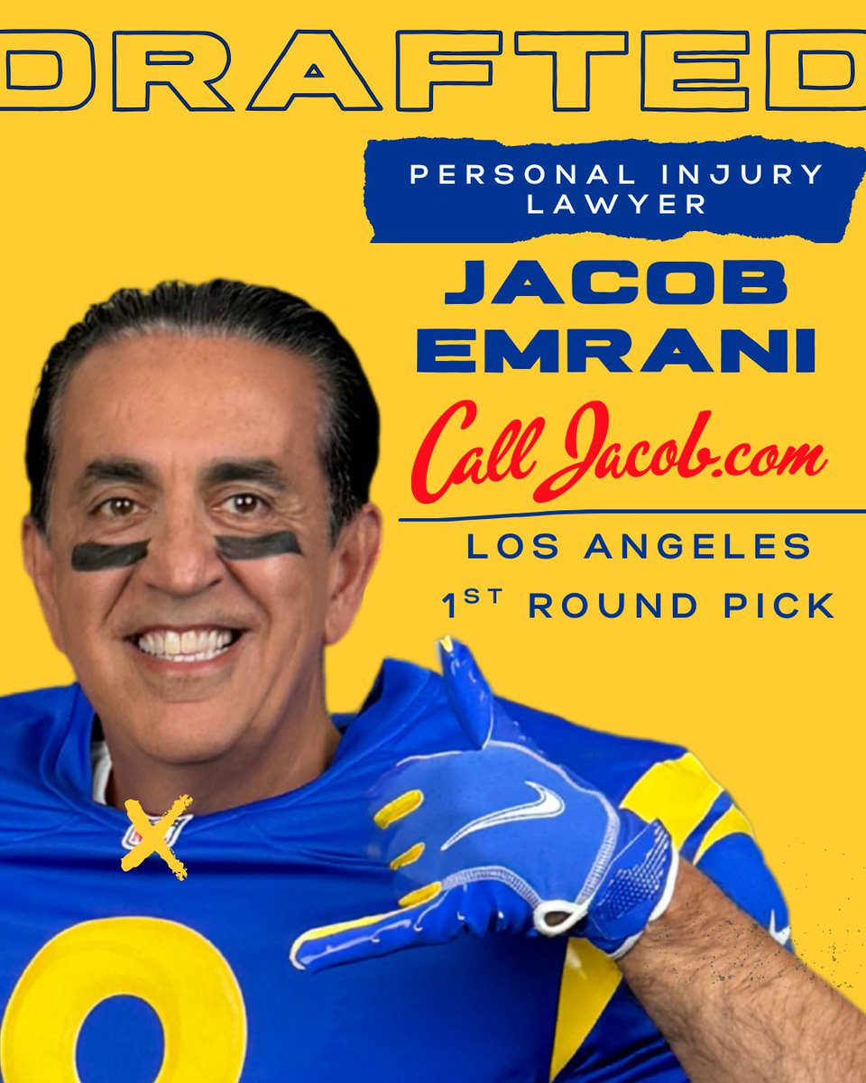 🏈💥 It’s NFL Draft night and we’re READY! Just like the Rams are picking their future stars, they already made the ultimate 1st round pick when they drafted your legal MVP! Proud to be the official legal partner of the LA Rams and pumped for an unforgettable season ahead!