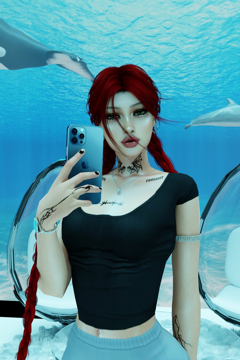 Baby we’re in the ocean tf #ShowUsYourSims
