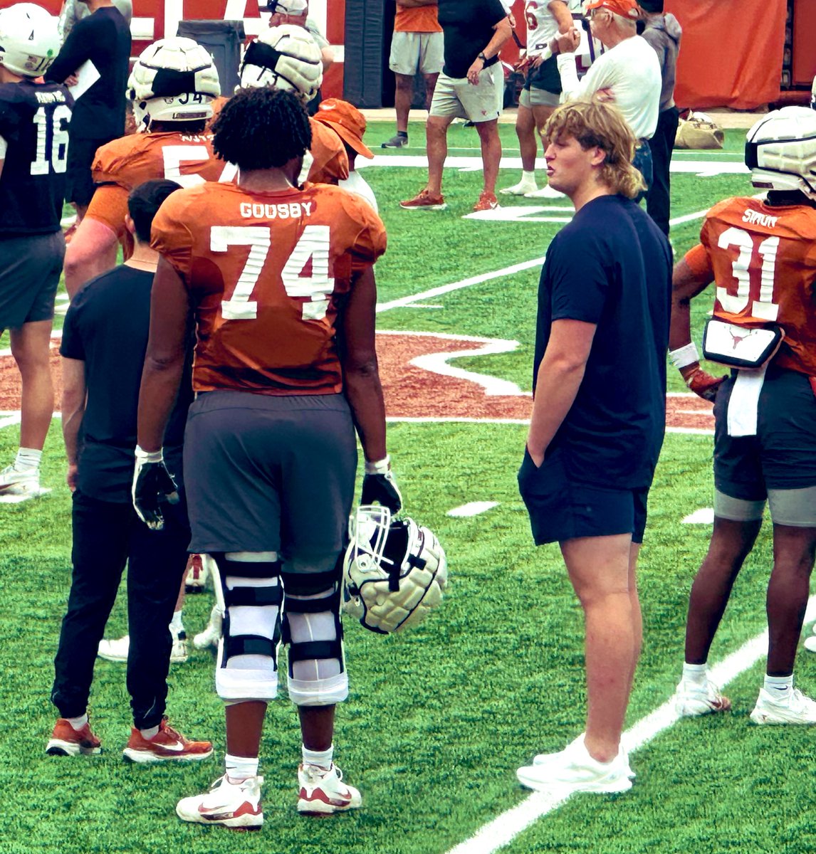 Zaden Krempin (@zadenkrempin) on Twitter photo Had a blast the past 3 days <a href="/TexasFootball/">Texas Football</a>! Thank you and #HookEm🤘🏼
<a href="/KJJFlood/">Kyle Flood</a> <a href="/CoachGat3wood/">Derron Gatewood</a> <a href="/CoachSark/">Steve Sarkisian</a> <a href="/TBecStrength/">Torre Becton</a> <a href="/DanielCruz_51/">Daniel Cruz</a> <a href="/JackC_25/">Jackson Christian</a> <a href="/stroh_connor/">Connor Stroh</a> <a href="/GoosbyTrevor/">Trevor Goosby</a> <a href="/ConnorRob72/">Connor Robertson</a> <a href="/colehutson22/">Cole Hutson</a> <a href="/taylor_searels/">Taylor Searels</a> Had a blast the past 3 days <a href="/TexasFootball/">Texas Football</a>! Thank you and #HookEm🤘🏼
<a href="/KJJFlood/">Kyle Flood</a> <a href="/CoachGat3wood/">Derron Gatewood</a> <a href="/CoachSark/">Steve Sarkisian</a> <a href="/TBecStrength/">Torre Becton</a> <a href="/DanielCruz_51/">Daniel Cruz</a> <a href="/JackC_25/">Jackson Christian</a> <a href="/stroh_connor/">Connor Stroh</a> <a href="/GoosbyTrevor/">Trevor Goosby</a> <a href="/ConnorRob72/">Connor Robertson</a> <a href="/colehutson22/">Cole Hutson</a> <a href="/taylor_searels/">Taylor Searels</a>