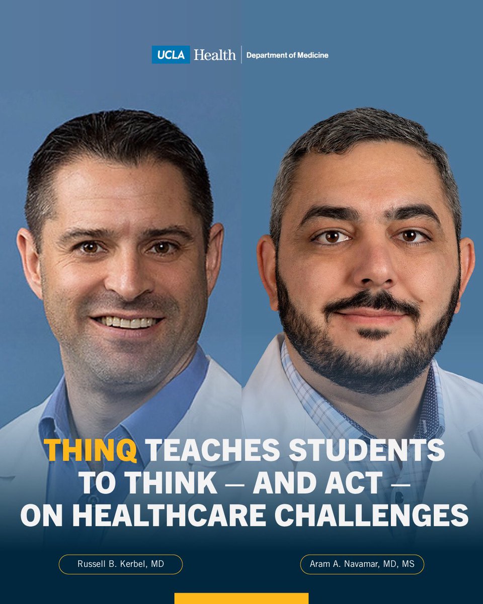 The Healthcare Improvement and iNnovation in Quality (THINQ) Collaborative gives undergrads and recent grads real-world experience in healthcare quality improvement through physician shadowing, research, and community outreach. Learn about the program here uclahs.fyi/4luWo7d
