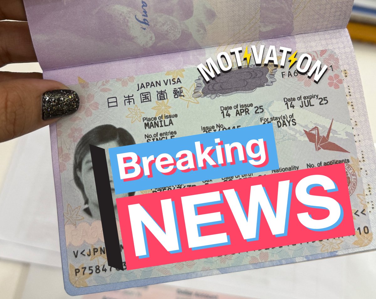 xanneong's tweet photo. After 5yrs. Nag ka Japan Visa ulit.🥹
Thank you, Lord!!! Tuloy and Dream travellll!!❤️❤️❤️😭😭😭 https://t.co/ssWmZspawZ