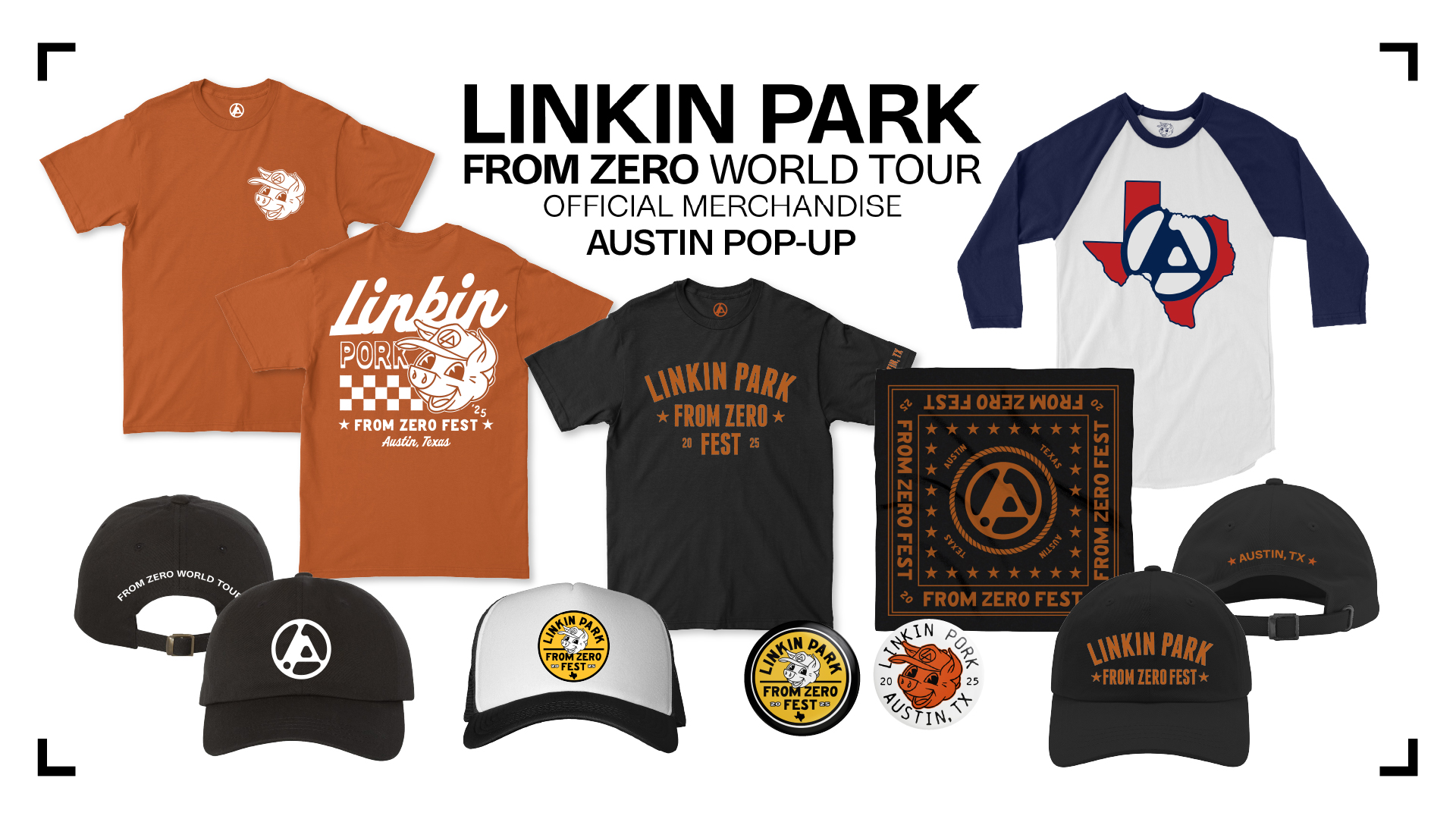 LINKIN PARK pop up ロンT First look at exclusive merch for Linkin Park's pop-up store
