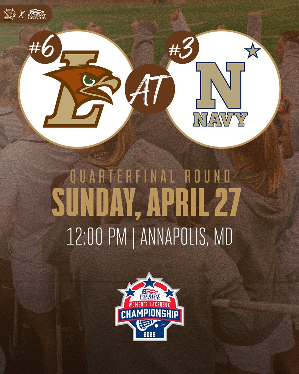 LehighWLacrosse's tweet photo. We're in! See you on Sunday ❕

#LGH #GoLehigh https://t.co/MiF9qCFcxB
