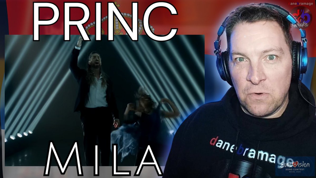 DaneBrmgROCKS's tweet image. Serbia is bringing a rock powerhouse to Eurovision 2025 with Princ and his song "Mila"! 🇷🇸 Join me as I react to this incredible Song.

Link to my channel is in my Bio!
danebramageROCKS.com

#danebramagerocks #reaction #eurovision2025 #princ #mila #serbia