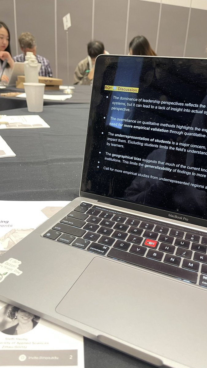 UmEiaad's tweet photo. I was honored to participate in AERA 2025 in Denver, Colorado, where I presented my research on Learning Analytics in Higher Education. It was a valuable experience and a great opportunity to connect with inspiring scholars from around the world.
#AERA2025 #LearningAnalytics https://t.co/dzS4HJX4SI
