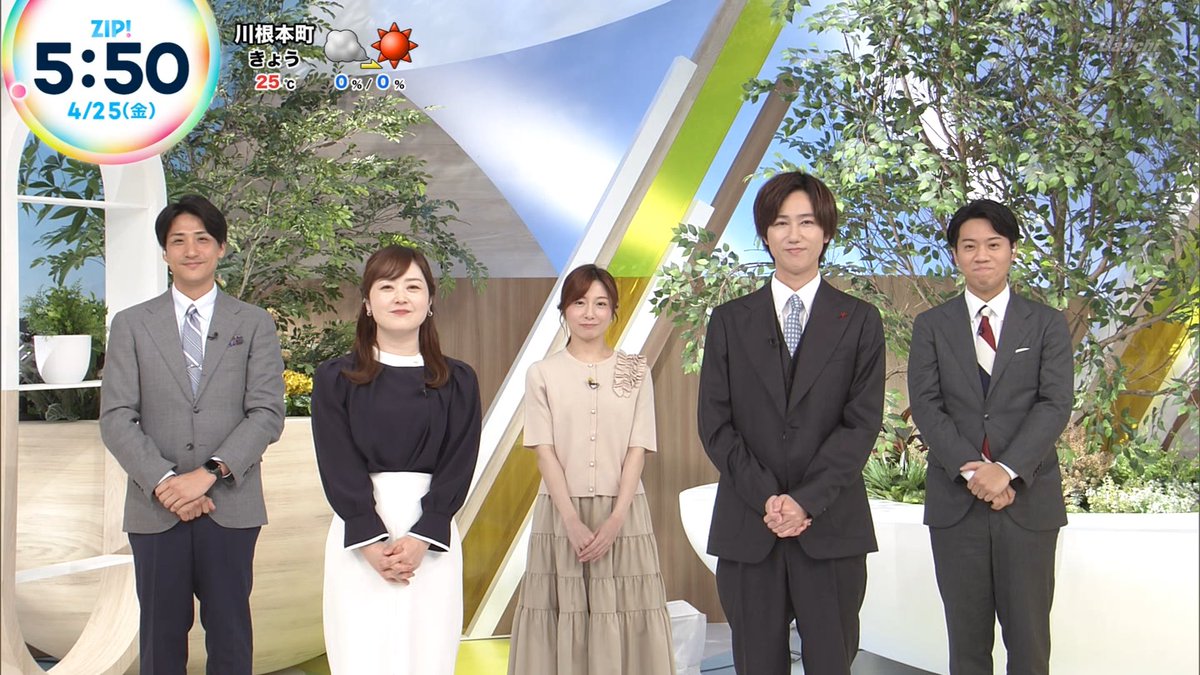 山本紘之水卜麻美市來玲奈阿部亮平北脇太基Opning ZIP!