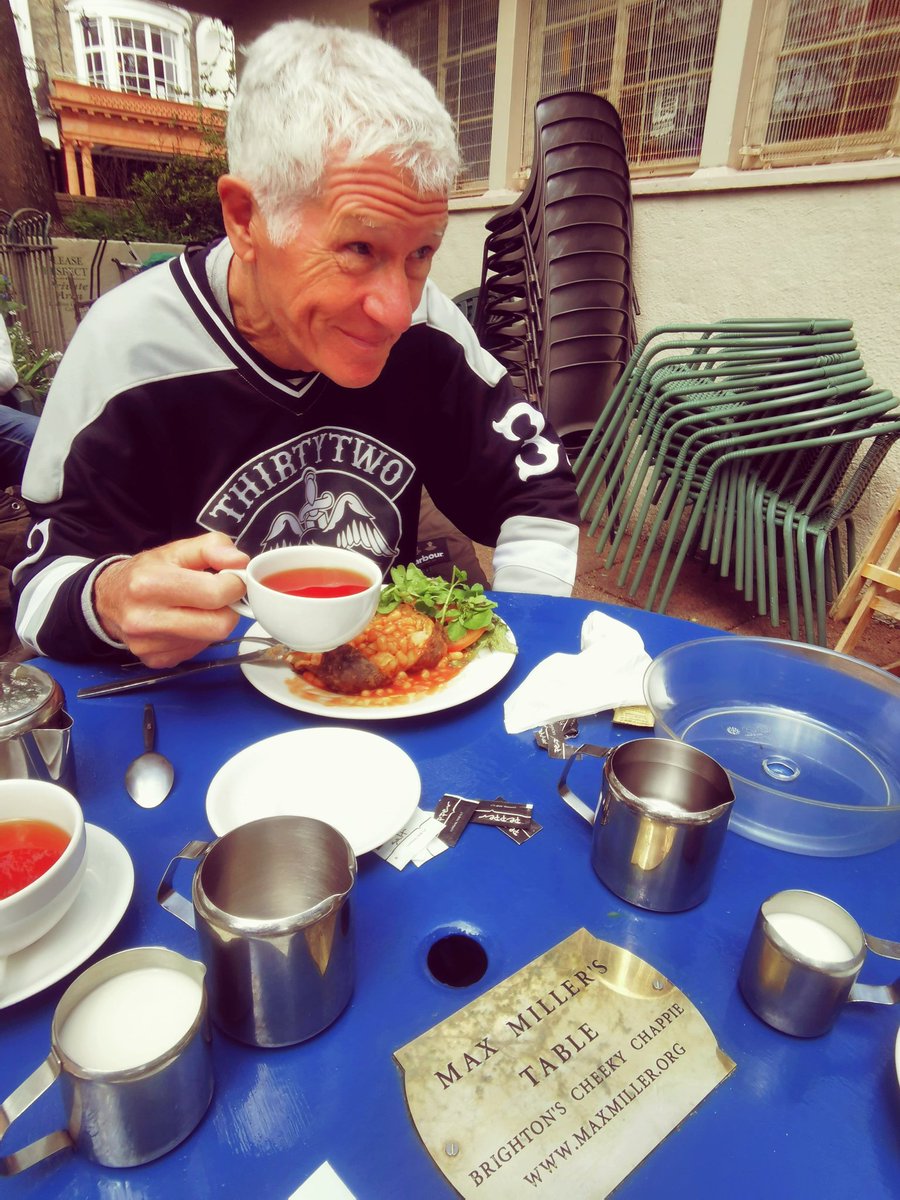 Captain Sensible (@captainsensible) on Twitter photo And it's a happy birthday to... MEEEE.. with a lovely lunch at Brighton's excellent <a href="/PavGardenCafe/">PavilionGardens Cafe</a> where they very kindly got out the Max Miller table for yours truly. Well.. I have been called a cheeky chappie myself too on occasion.. 😜 And it's a happy birthday to... MEEEE.. with a lovely lunch at Brighton's excellent <a href="/PavGardenCafe/">PavilionGardens Cafe</a> where they very kindly got out the Max Miller table for yours truly. Well.. I have been called a cheeky chappie myself too on occasion.. 😜