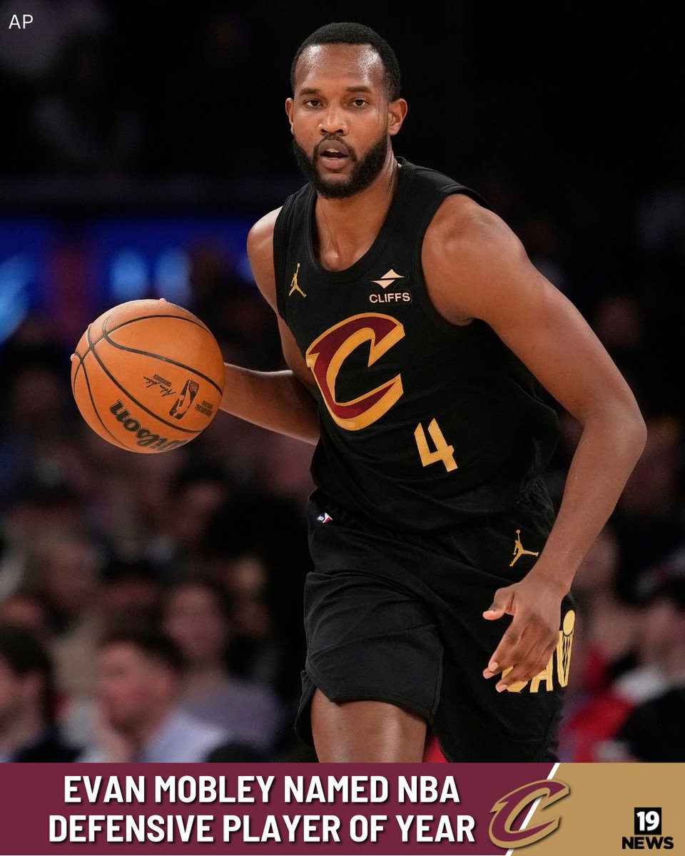 CONGRATS! Evan Mobley has been saying it’s a goal of his... Thursday it came true.

STORY: cleveland19.com/2025/04/24/cav…