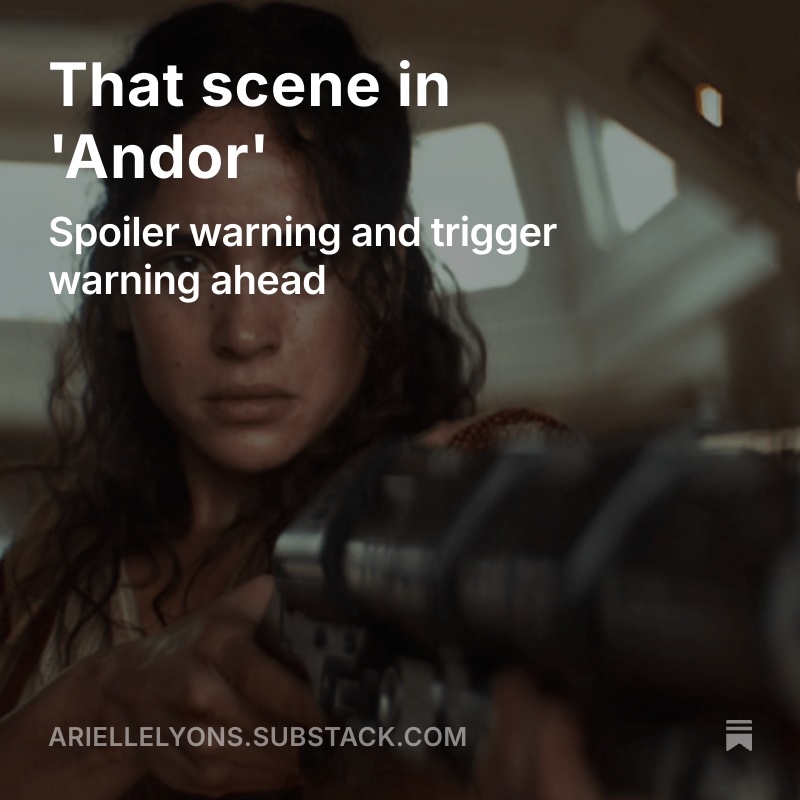 ArielleJLyons's tweet photo. That scene in “Andor.”

https://t.co/uid2Tj91qK https://t.co/IPCHITFCwy