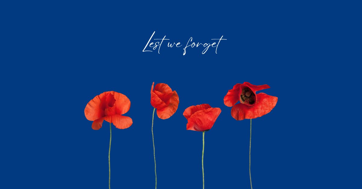 "Lest we forget"—three simple words that carry the weight of history. Today, we remember, reflect, and stand together in gratitude—honouring all who have served and continue to serve in all its forms, never taking peace for granted, but protecting it, together. #ANZACDay