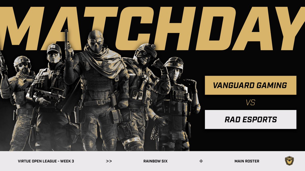 It is matchday in the <a href="/VirTueR6_GG/">zawmbi</a> Week 3

<a href="/Baylonn_/">Baylon.</a>
<a href="/R6Slime/">Slime</a>
@Investcgc
<a href="/Jetta_r6/">Jetta.</a>
<a href="/tdife62385/">tdife</a>

📷Tune in  
twitch.tv/baylonnnn 
twitch.tv/kortezzr6 

#VGGWIN