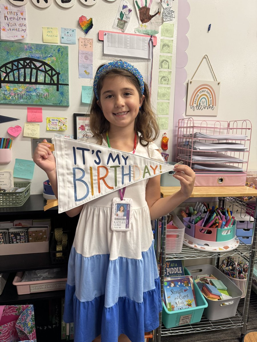We haven’t had a birthday in our class in a while! Happy Birthday, Kaylee! #mjejags <a href="/MJEThirdGrade/">MJE Third Grade</a> <a href="/MJEjags/">Jenks Elementary</a>