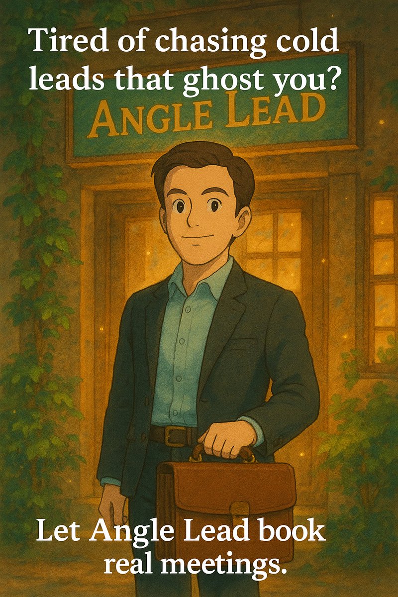 AngleLead's tweet photo. Tired of chasing cold leads that ghost you? 👻

Let Angle Lead book you meetings with real decision-makers — no fluff, just 🔥 ROI.

👉 Say goodbye to spam.
👉 Say hello to sales.
#B2B #LeadGen #AppointmentSetting #SalesGrowth #AngleLead #SaaSMarketing https://t.co/XBbLg8Ftbw