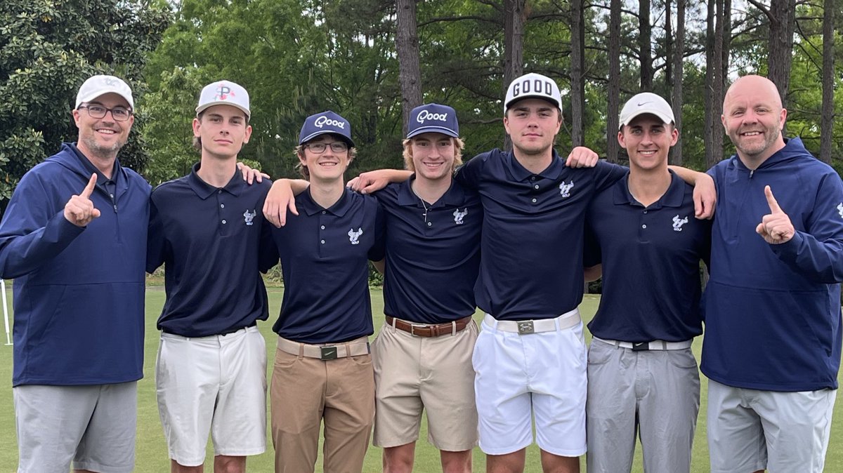 ‼️BIG NIGHT for our⛳️ team after winning the final conference match. First time since 2012 <a href="/hrhsbulls/">Hickory Ridge Ragin’ Bulls 🤘🏻</a> are conference CHAMPIONS‼️

Congrats to 3️⃣ Bulls
🏆 <a href="/LleytonM_10/">Lleyton McCulloch</a> wins <a href="/Gm4Sports/">Greater Metro 4 Conference</a> Player of the Year &amp; All-Conference
🏌️‍♂️ Trevor Talbot All-Conference
🏌️‍♂️ Drew Wolfe All-Conference